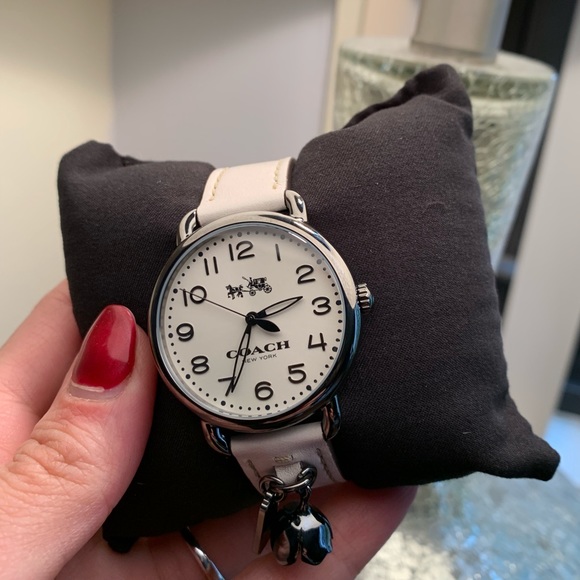 Coach Accessories - Authentic Coach leather strap 36mm w charms watch